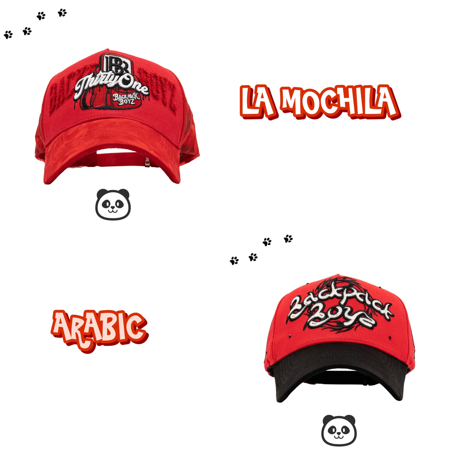 Thirthyone hats x BackpackBoyz- bundle